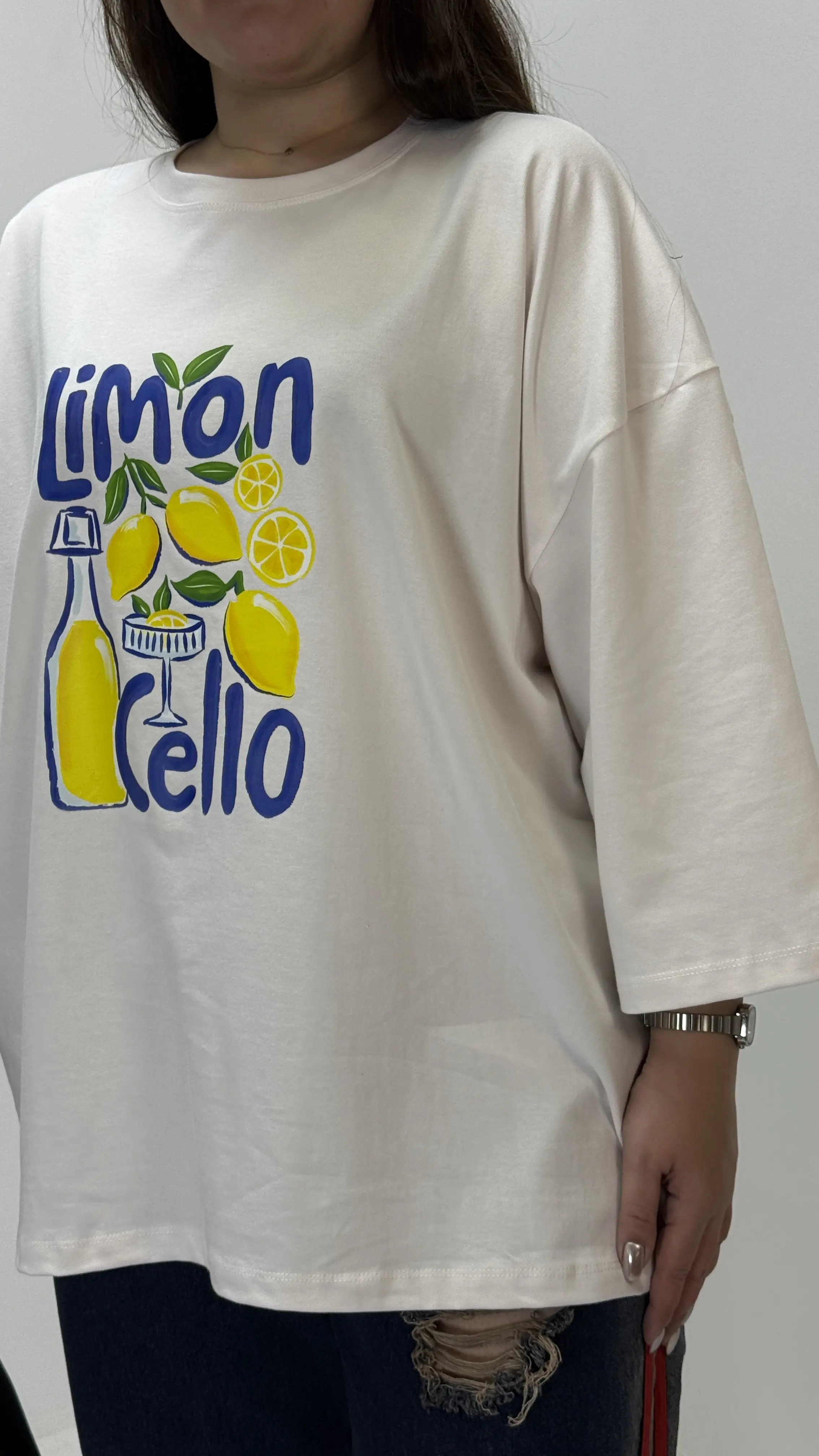 تیشرت باکسی سایزبزرگ Limon